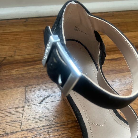 Cork wedge black heels - Picture 7 of 9